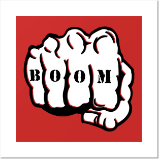 Boom Fist Tattoo Posters and Art